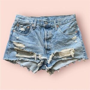 Vintage 501 Levi's 1979s Big E style shorts